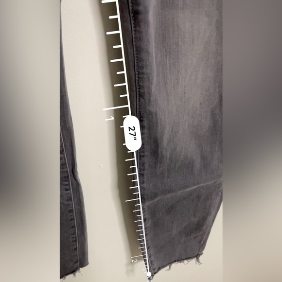 Mother High Waisted Looker Ankle Fray Color Dancing in the moonlight 25 Stretch - Picture 5 of 15